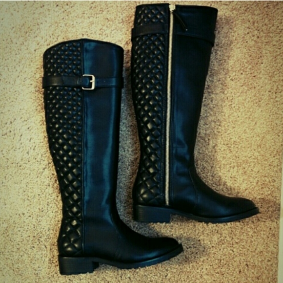 Zara quilted leather boot - Picture 2 of 7